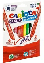 Carioca Flomasteriai Birello, dvipusiai, 10 spalvų