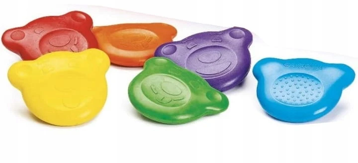 Carioca Misiaki Baby kreidelės vaikams nuo 1 metų, 12 vnt.