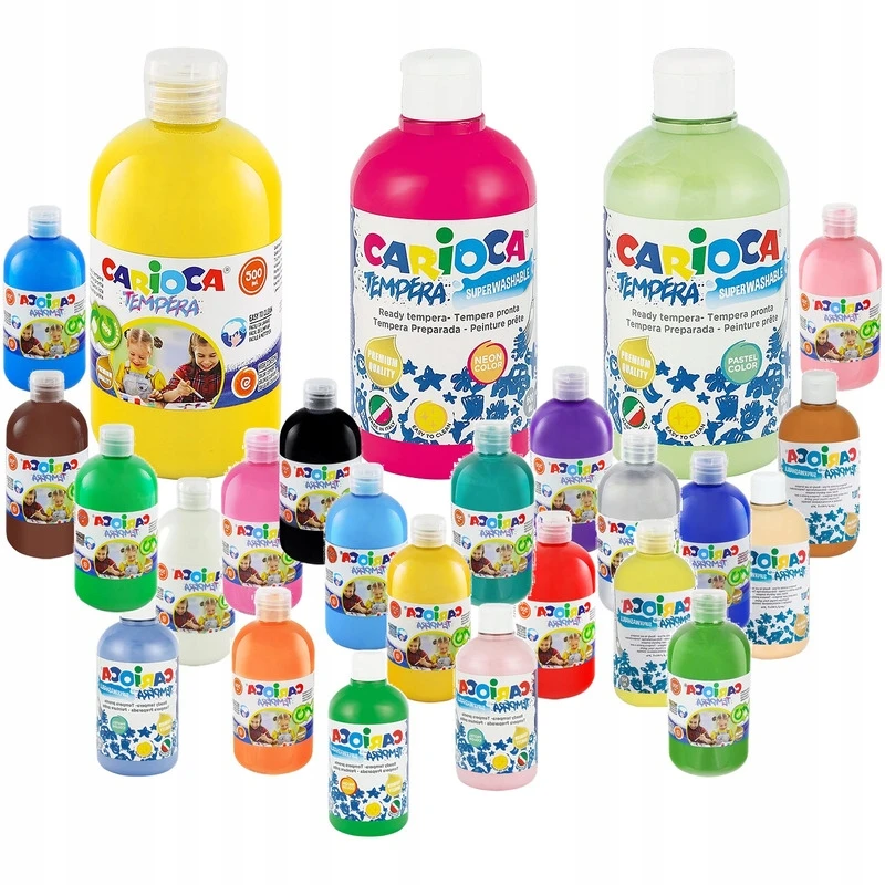 Carioca sidabriniai temperiniai dažai, 500 ml