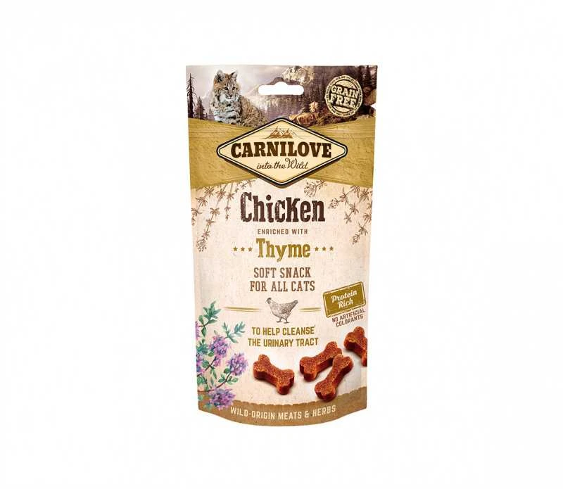 Carni Love Carnilove Cat skanėstas Vištiena praturtinta čiobreliais 50g