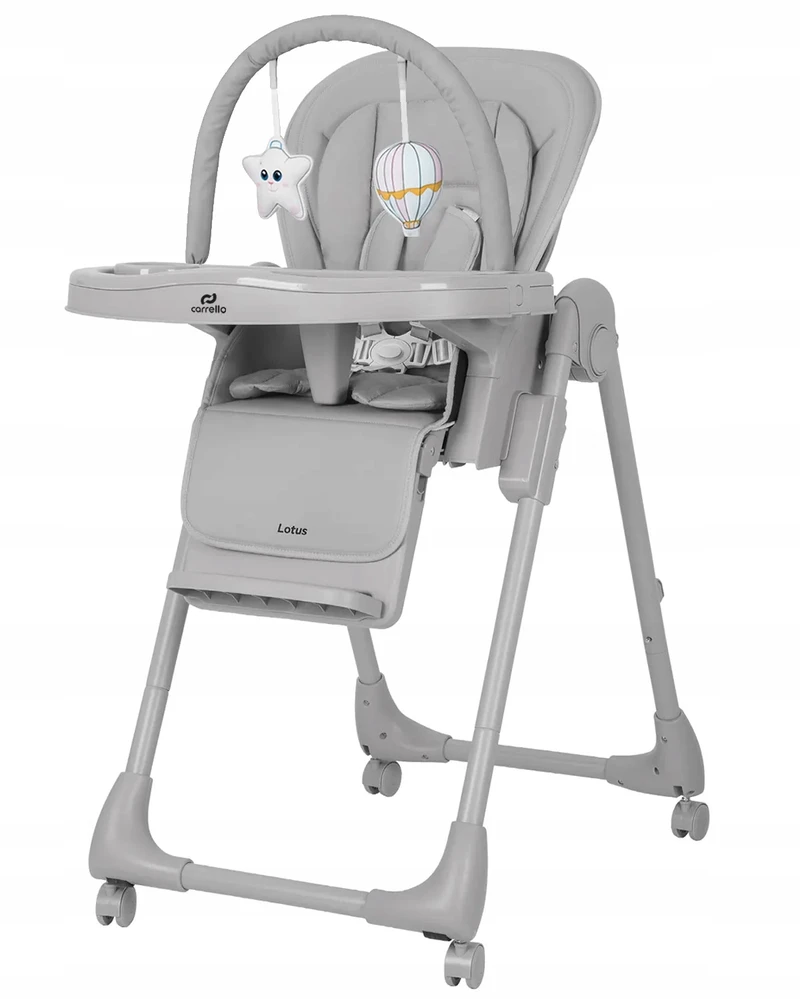 Carrello Lotus reguliuojama maitinimo kėdutė, 6 lygiai, 3in1, iki 15 kg