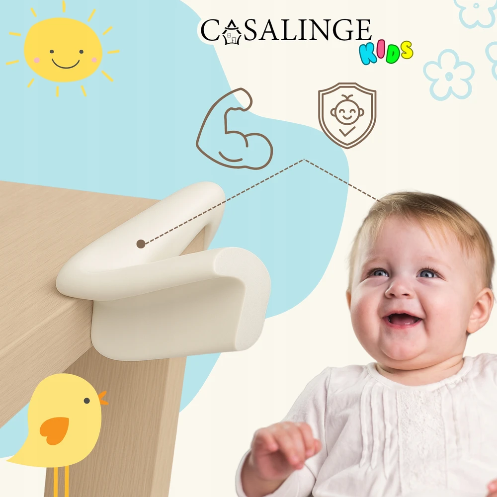 Casalinge Apsauginė putų juosta Kraštai Kampai Baldai Stalo kampai 2m