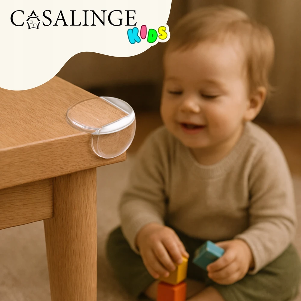Casalinge Baldų stalo kampų apsauga, bespalvė, spintelių briaunos, kraštų apsauga 8