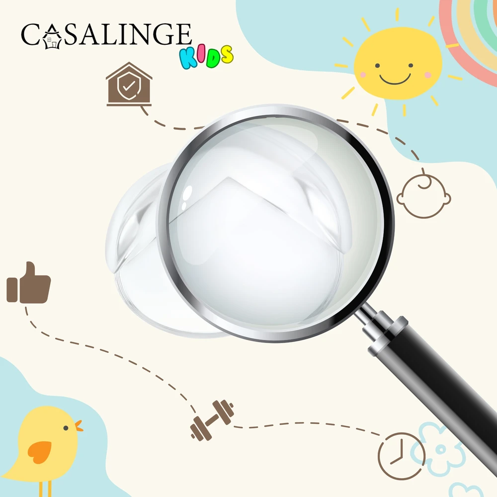 Casalinge Baldų stalo kampų apsauga, bespalvė, spintelių briaunos, kraštų apsauga 8