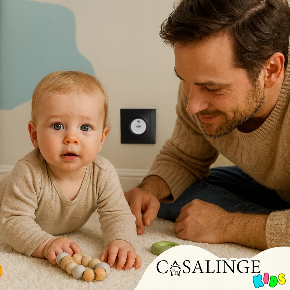 Casalinge Kištukinių lizdų apsaugos, kištukai 12+3, rakteliai, kištukai su kaiščiu