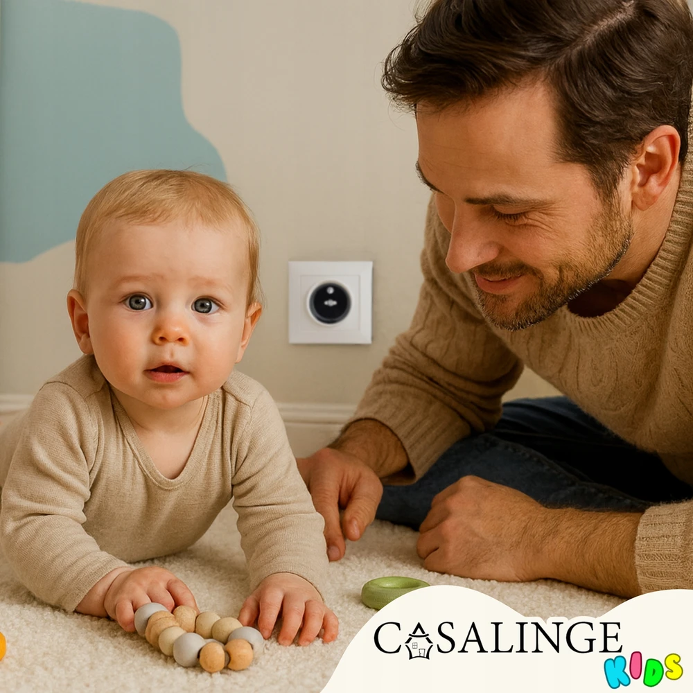 Casalinge Kištukinių lizdų apsaugos, kištukai 12+3, rakteliai, kištukai su kaiščiu