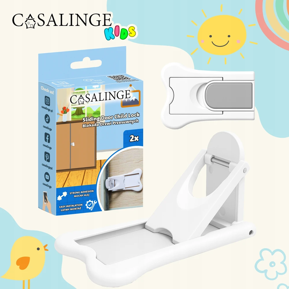 Casalinge Spynelė stumdomoms durims Spinta Apsauga Spinta Apsauga 2 vnt