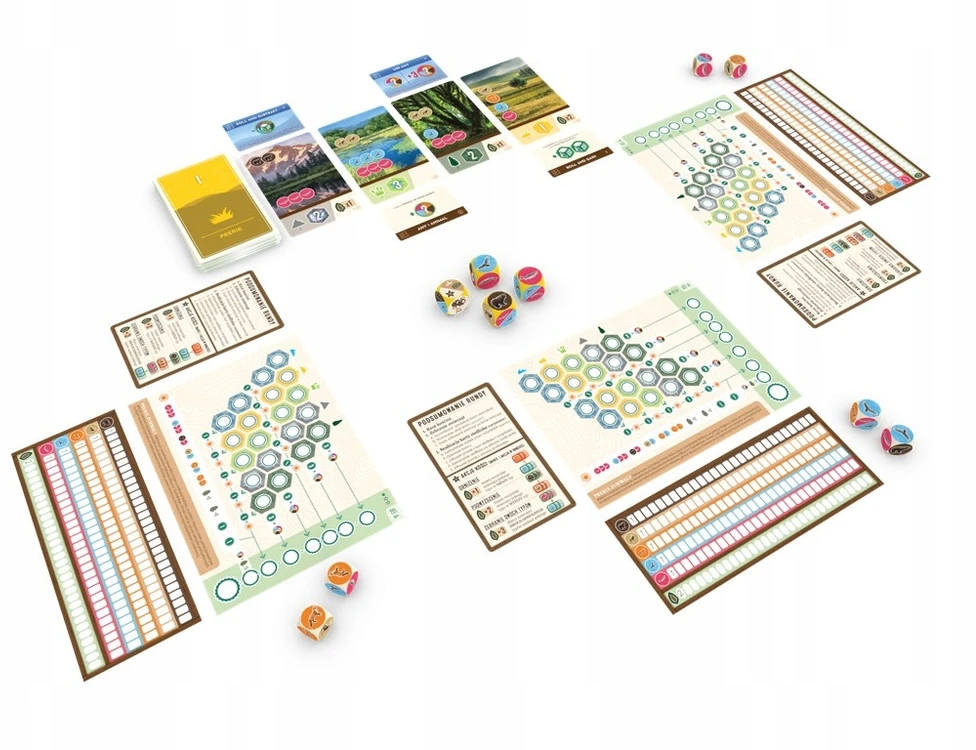 Cascadia: The Hills stalo žaidimas – Lucky Duck Games žaidimas