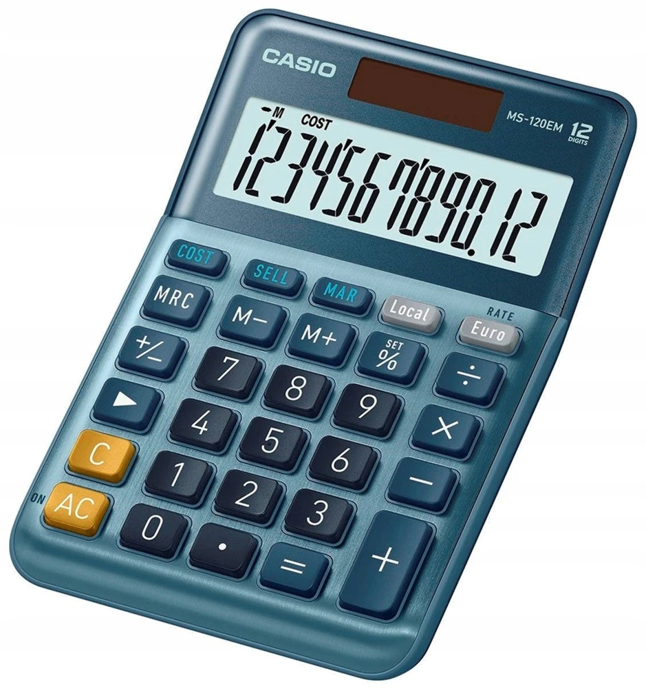 Casio 3722 MS-120EM skaičiuotuvas