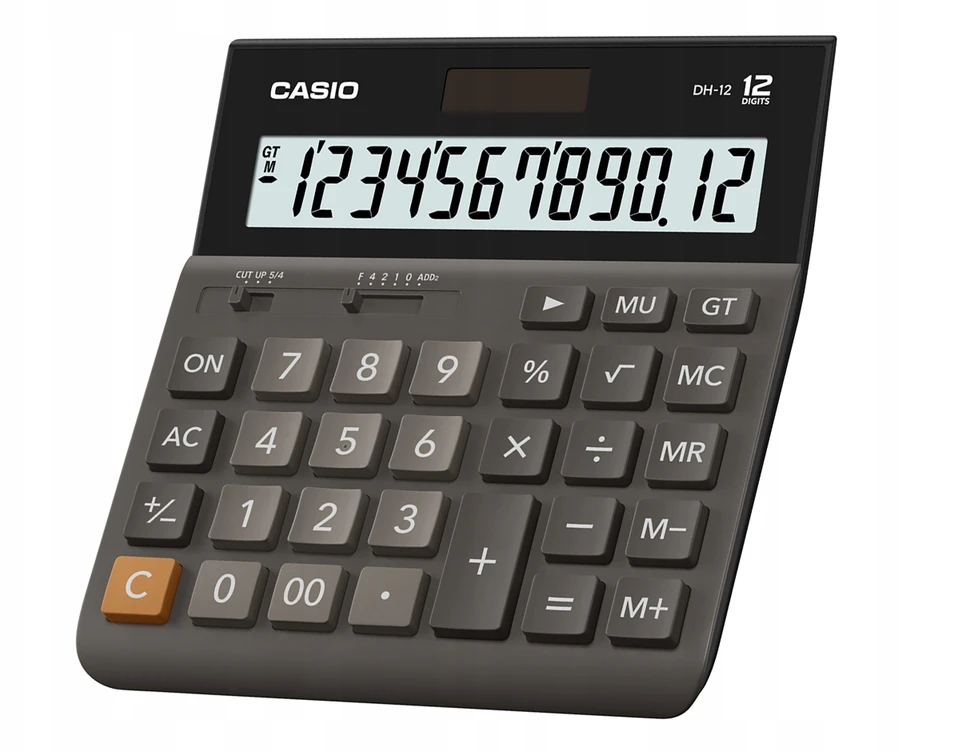 Stalinis skaičiuotuvas CASIO DH-12, 151 x 159 x 28.5 mm