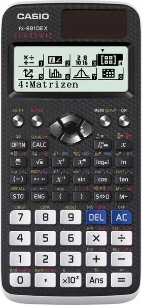Casio FX-991DE X skaičiuotuvas Desktopas Mokslinis skaičiuotuvas Juoda
