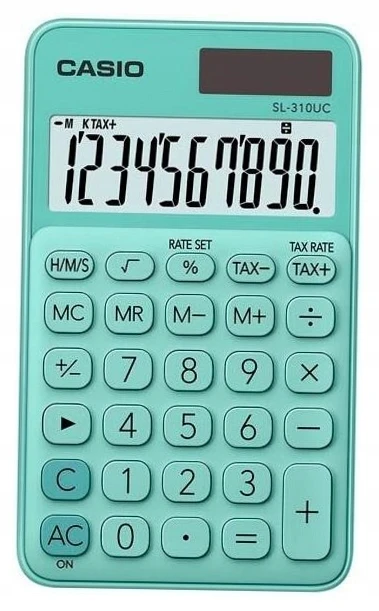 Casio pocket skaičiuotuvas SL-310UC-GN žalias