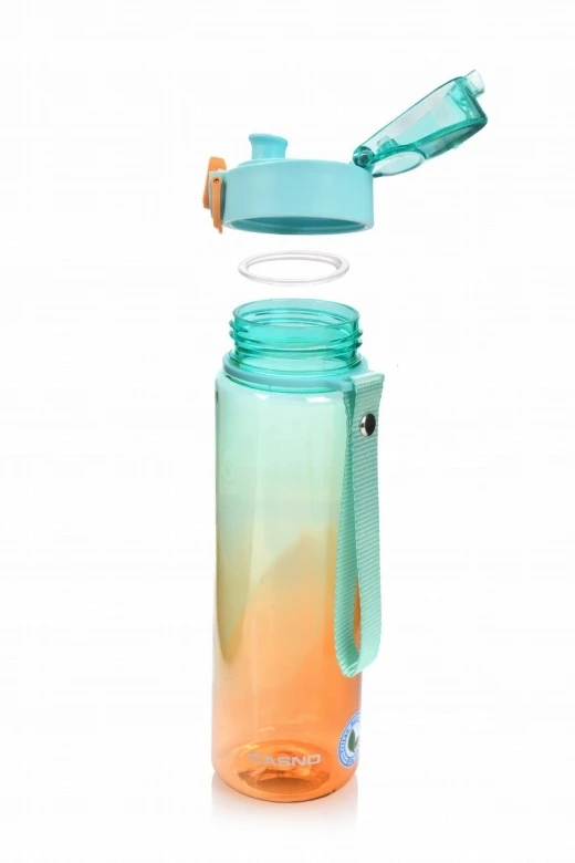 Gertuvė Majestic Sport Casno Aura 560 ml vandens buteliukas - žaliai-oranžinis