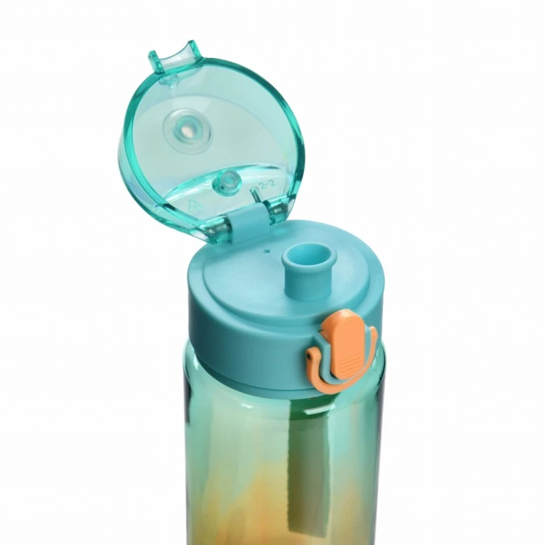 Gertuvė Majestic Sport Casno Aura 560 ml vandens buteliukas - žaliai-oranžinis
