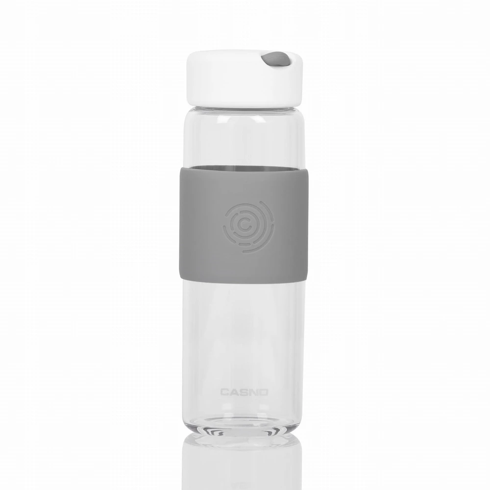 Casno Ontario 520 ml stiklinė gertuvė, pilka