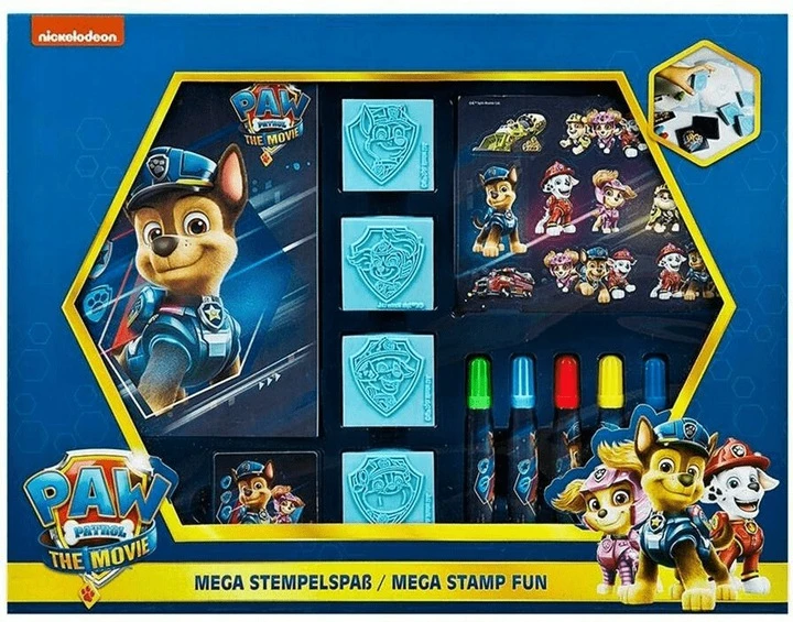 Cass Film Spin Master "Paw Patrol" antspaudų ir piešinių rinkinys