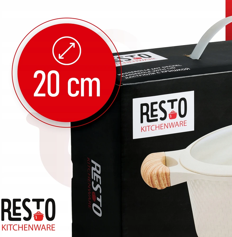 CASSEROLE D20CM 2.4L/93801 RESTO