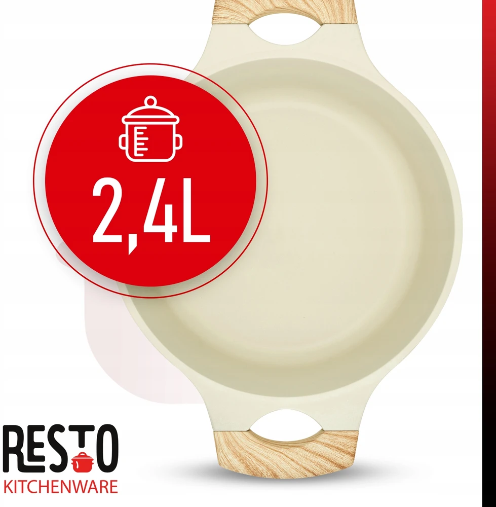 CASSEROLE D20CM 2.4L/93801 RESTO