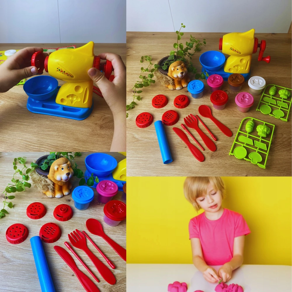 CASTRY PASTE MAkaronų KŪRYBINIS RINKINYS MAkaronų mašina 3+