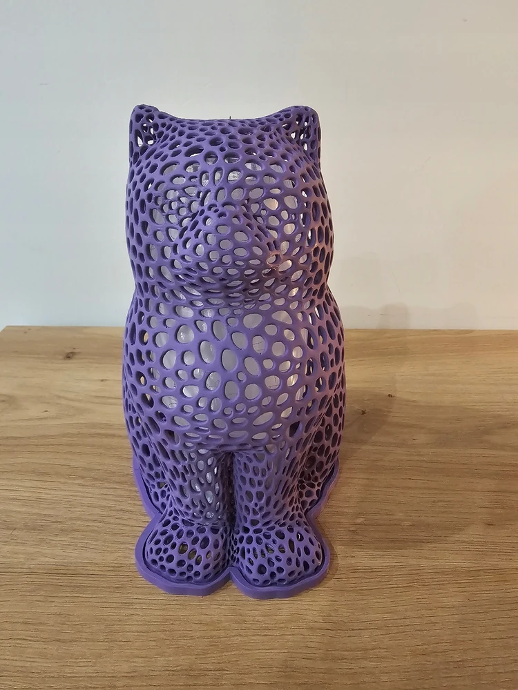 Cat lempa kačių naktinė lempa Stalinė lempa vaikams E27 CatLamp violetinė