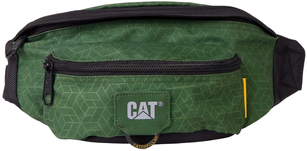 Caterpillar 84062-603 - Unisex Juoda-žalia Juosmens Rankinė