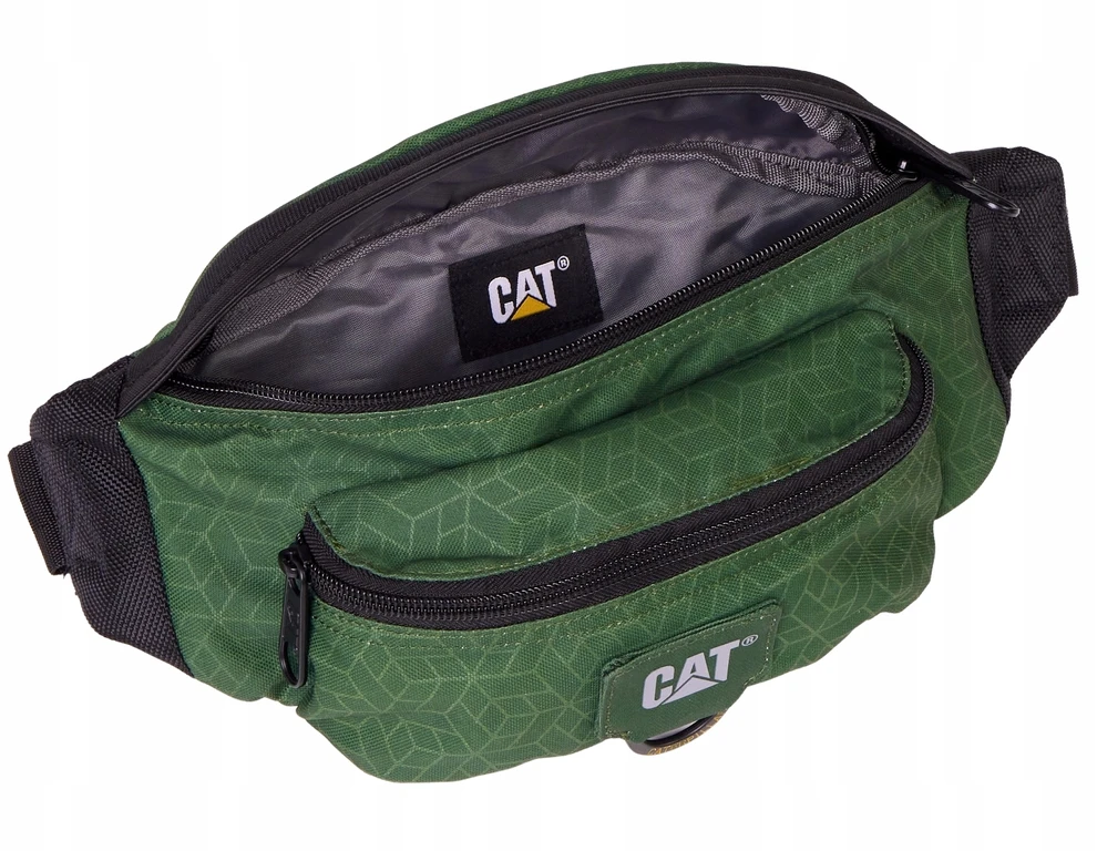 Caterpillar 84062-603 - Unisex Juoda-žalia Juosmens Rankinė