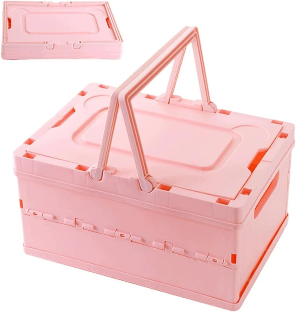 CE SKŁADANE PUDEŁKO DO PRZECHOWYWANIA 30X21 CM Z POKRYWKĄ
