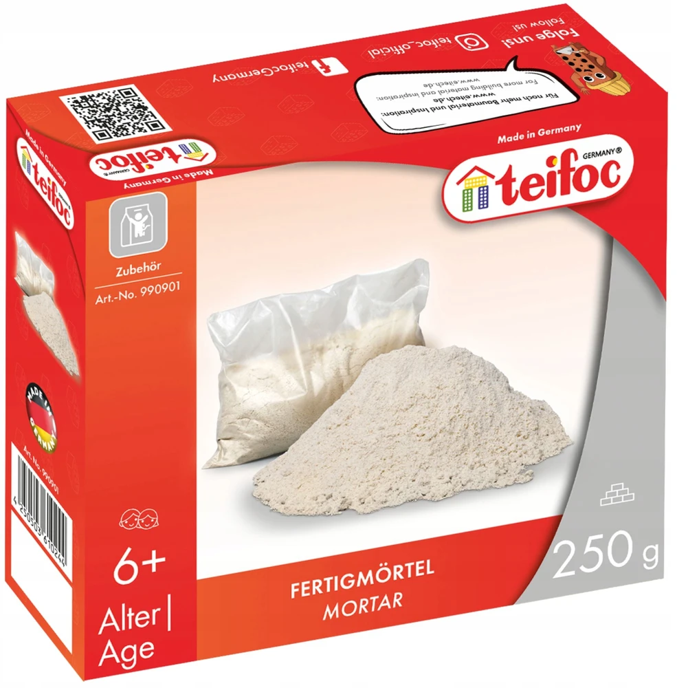 Cementas 250 g Teifoc statybinėms plytoms