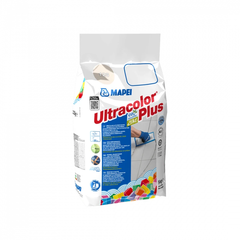 Mapei Cementinis plytelių siūlių glaistas Ultracolor Plus 114 (2-20 mm), 5kg
