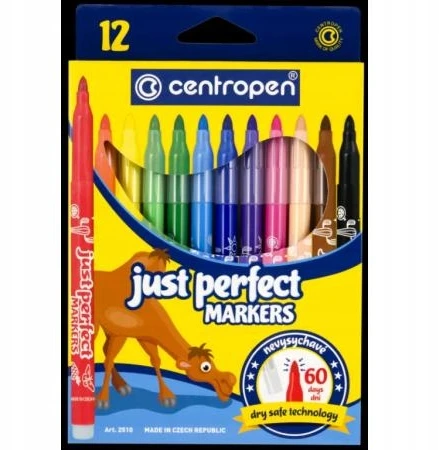 Centropen 2510/12 permanentiniai markeriai, 12 vnt.