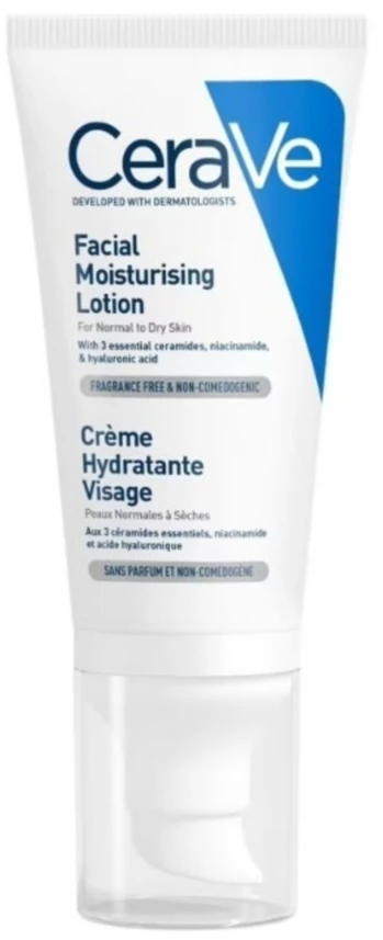 CeraVe Drėkinamasis veido kremas - Normaliai ir sausai odai 52ml