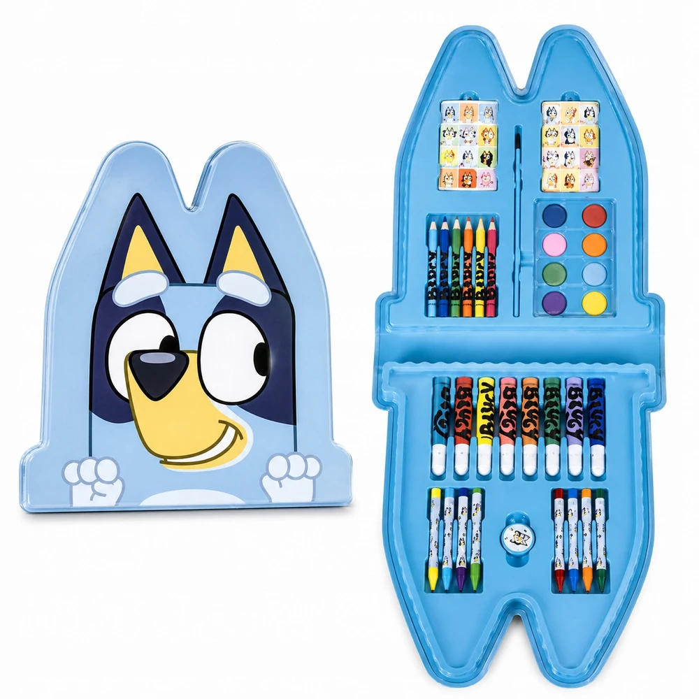 Cerda BLUEY meno rinkinys Bluey PAINTS COLON PENS STICKERS