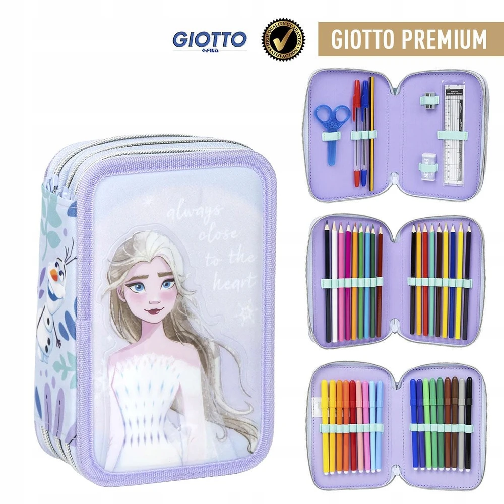 Cerda "Disney Frozen Elsa" užpildytas 3 sluoksnių pieštukinis dėklas