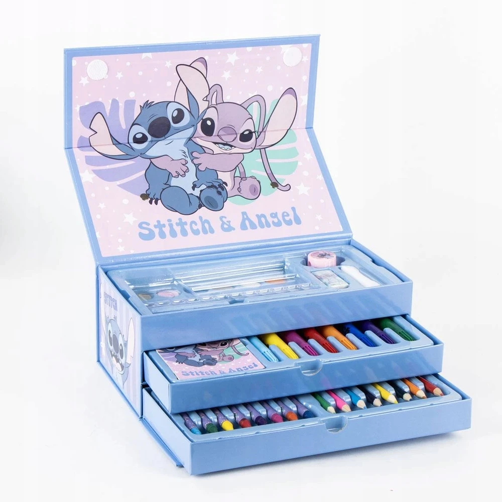 Cerda Disney Lilo and Stitch kanceliarinių priemonių rinkinys lagaminėlyje