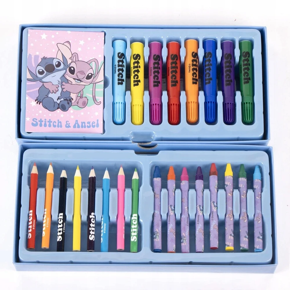Cerda Disney Lilo and Stitch kanceliarinių priemonių rinkinys lagaminėlyje