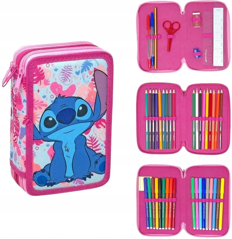 Cerda Dvipusis Lilo ir Stitch pieštukinė su 3 skyreliais, Disney