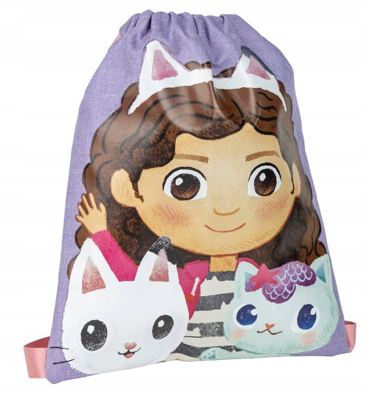 Cerda Gabby's Dollhouse Cats krepšys su virvele, 33 cm