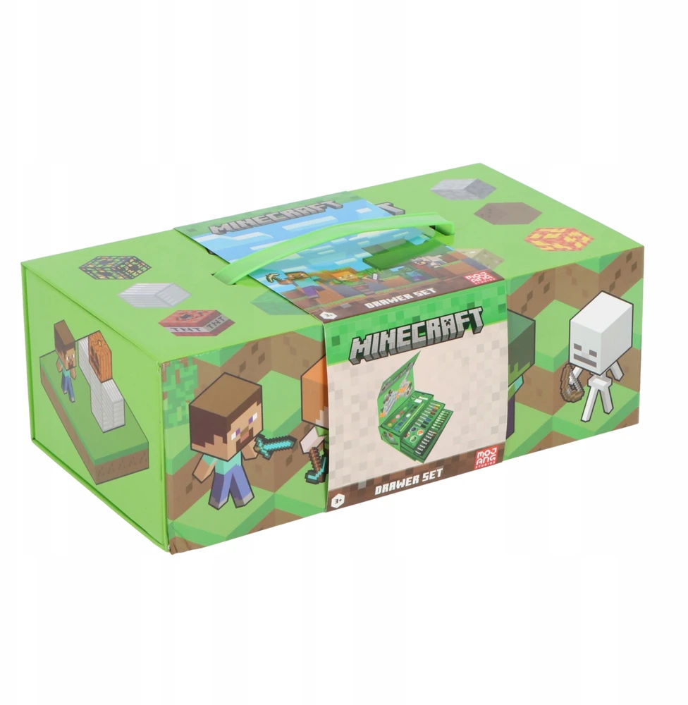 Minecraft Cerda Lilo Stitch spalvinimo rinkinys 52 vnt.