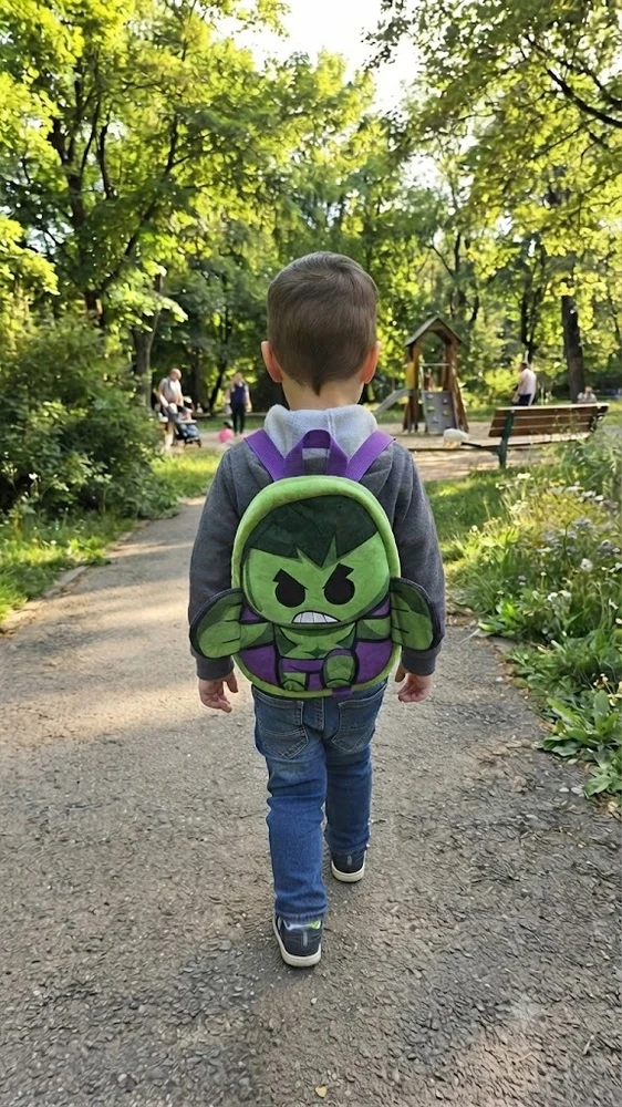 Cerda Pliašinis "hulk" kuprinytė vaikams, 22 cm
