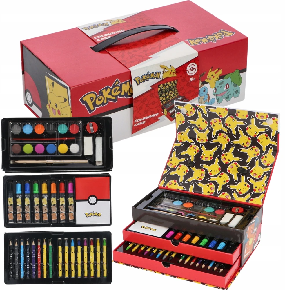 Cerda Pokémon – spalvinimo rinkinys su stalčiais (1616069-251POK300SET)