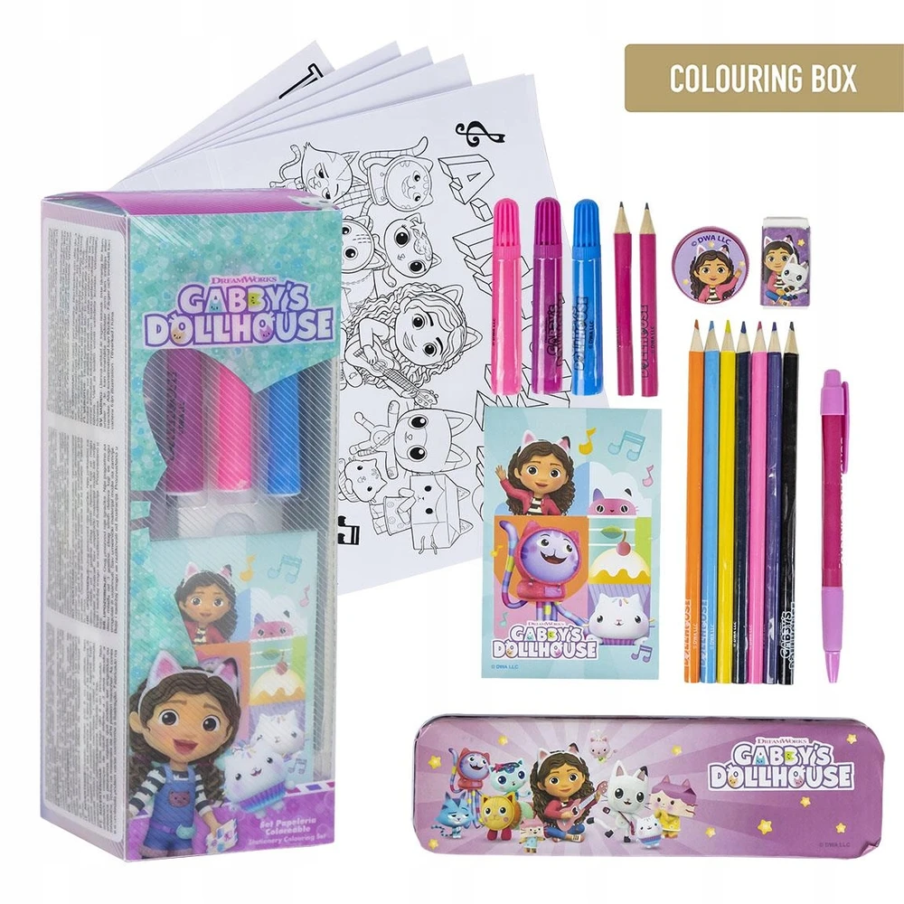 Cerda Set de Papetărie Gabby's Dollhouse 24 Dalys