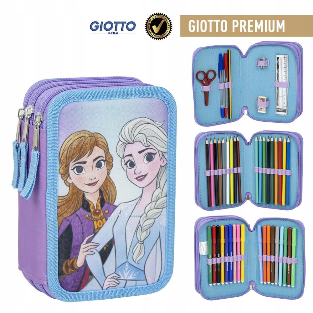 Cerda Trijų skyrių penalas su priedais Frozen