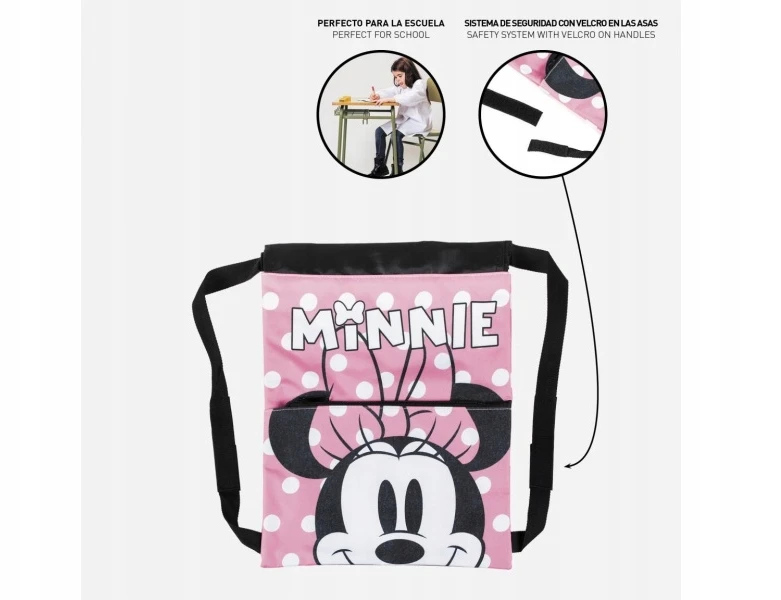 Cerda Vaikiška kuprinė Minnie Mouse, rožinė (27 x 33 x 1 cm)