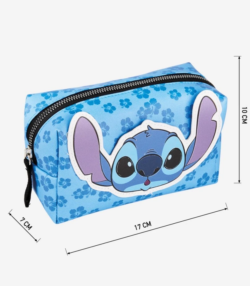 Cerda Vidutinė kelioninių reikmenų kosmetinė Stitch, Mėlyna