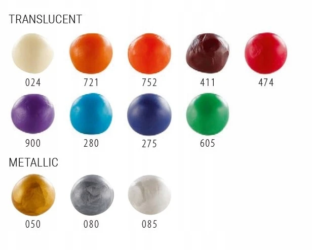 Cernit Modeling Clay Colors with Effects 12x25g įspūdingo modelino rinkinys
