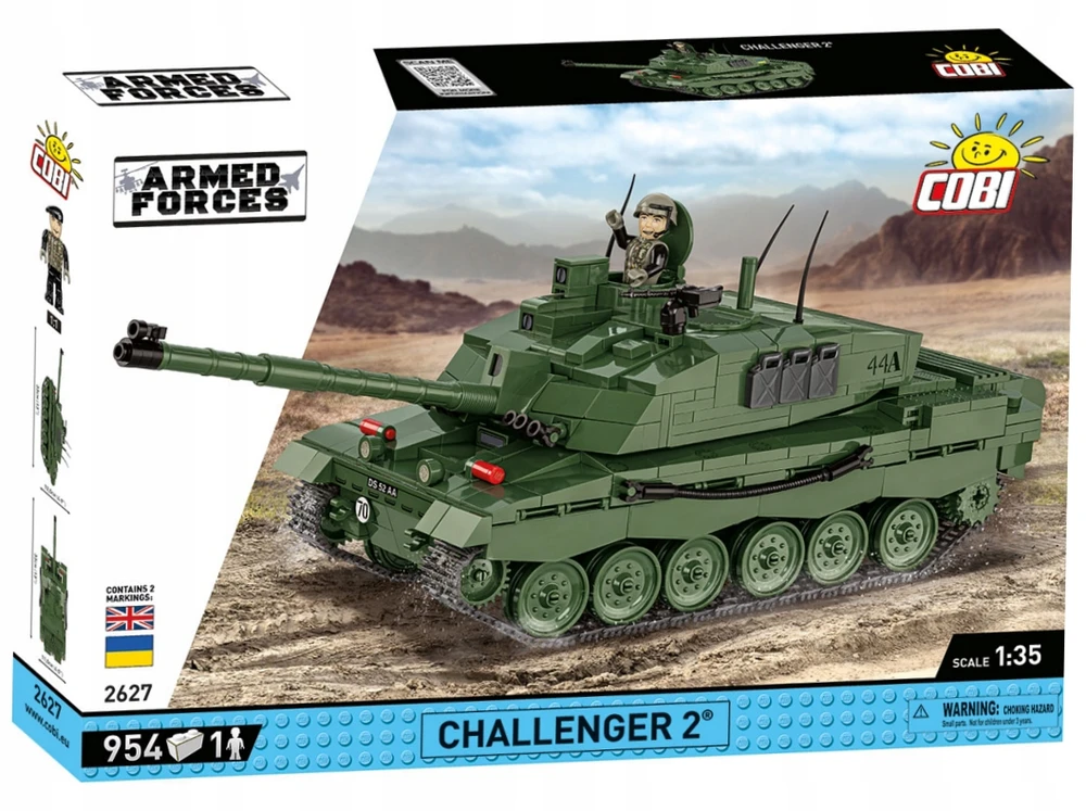 „Challenger 2“ ginkluotųjų pajėgų „Cobi“.