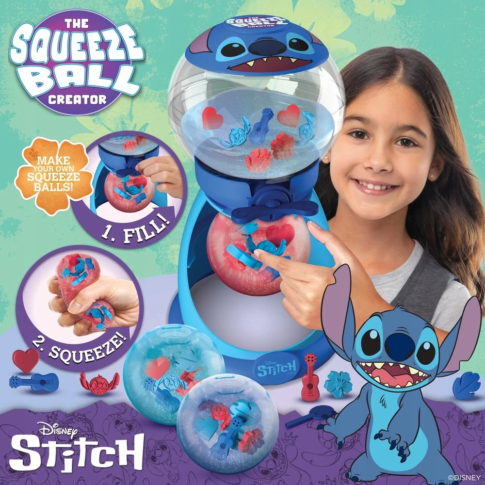 Character Options DISNEY LILO IR STICH Squeez Ball FABRYKA GNIOTKÓW ANTISTRESS GNIOTKÓW