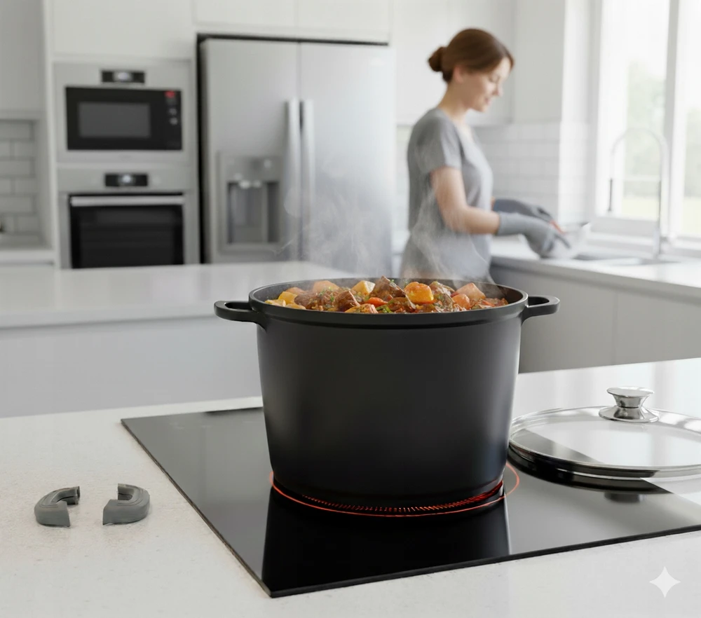Cheffinger DIDELIS PUODAS KEPTI, 11 l, KLASIKINIS DIZAINAS, GRAŽUS, TIEŠKAS