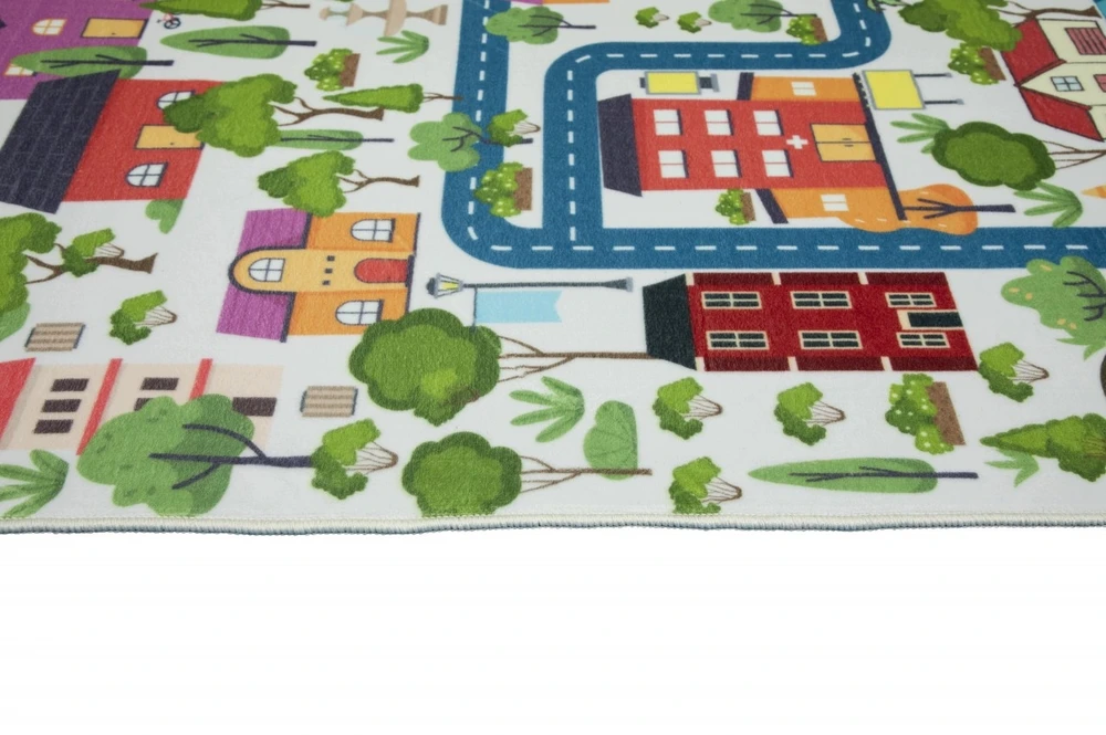 Chemex Dywan do pokoju DZIECIĘCEGO ULICE ULICZKI DROGI kids miasteczko 120x170