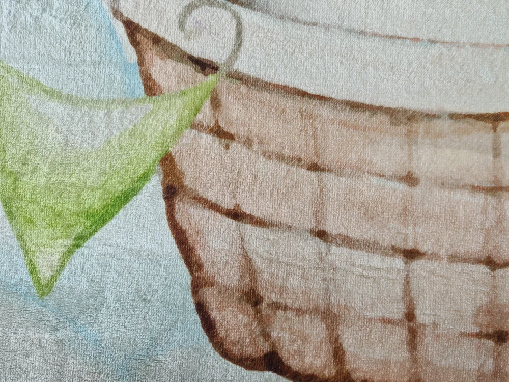 Chemex DYWAN Dziecięcy Drukowany KIDS 160x230 Balon Słoń Lot Słońce Podróż